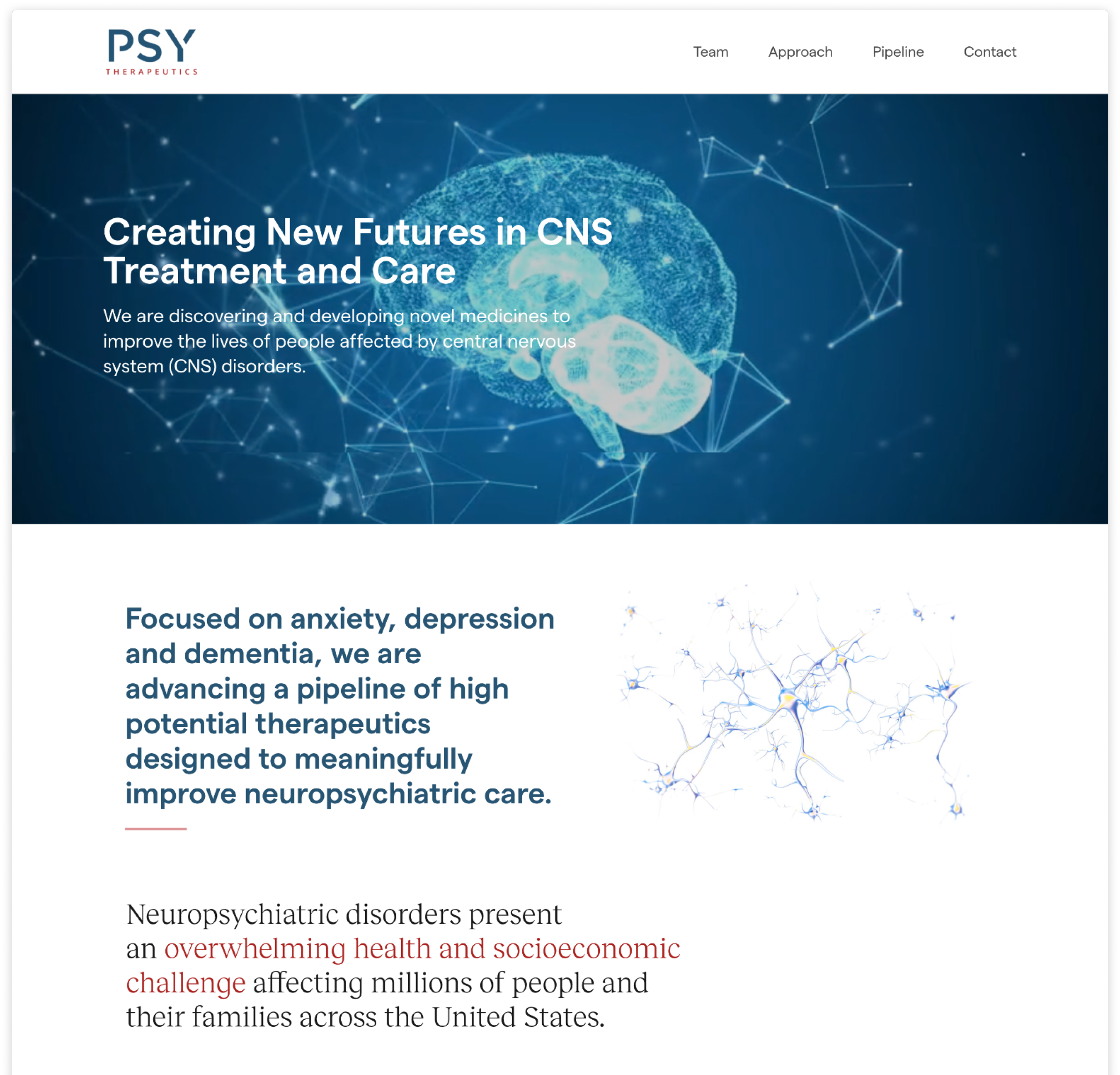 Главная страница сайта Psy Therapeutics